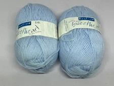 2 HAYFIELD SWEETHEART BABY YARN Qual (light blue)