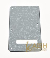 ST/Strat Style Guitar Back Plate Tremolo Trem Cover White Pearl 3 Ply
