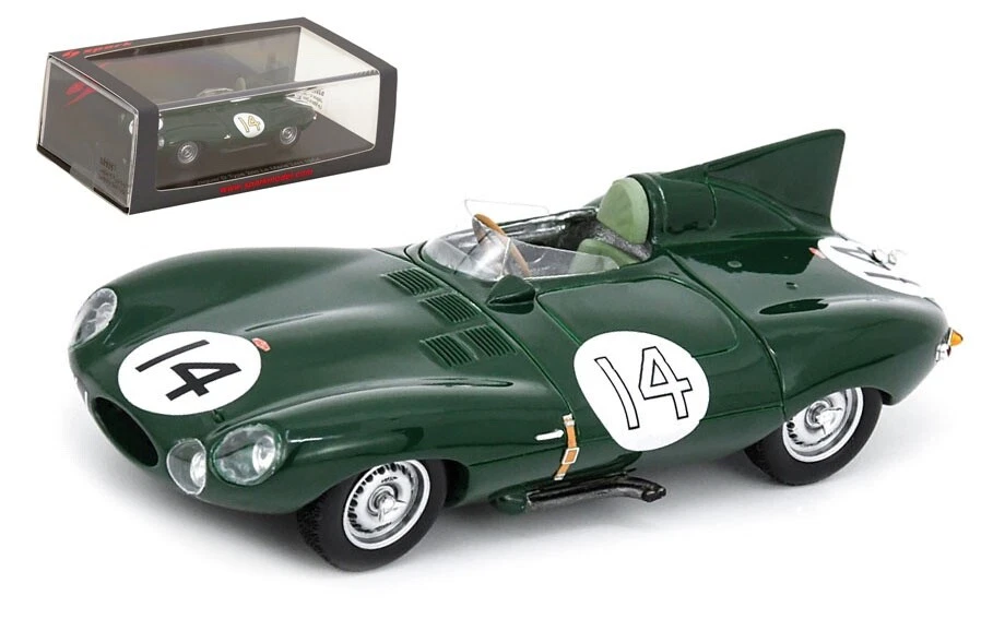 Spark S2437 Aston Martin DB3 S #22 Le Mans 1954 Shelby/Frere 1/43 Scale