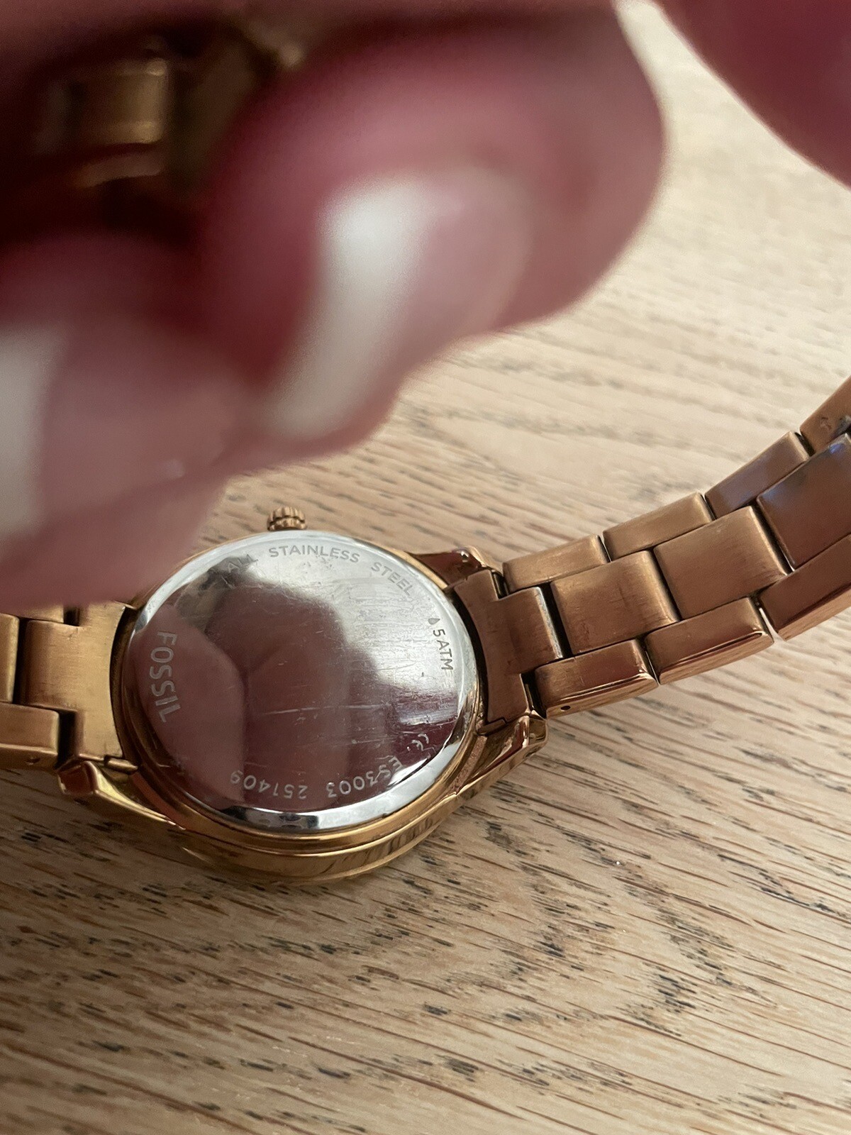 Ladies Fossil ES3003 Stella Rose Gold Watch for sale online | eBay