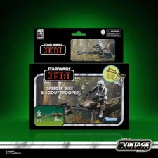 Star Wars Vintage Collection Speeder Bike & Scout Trooper ROTJ IN USA NOW!
