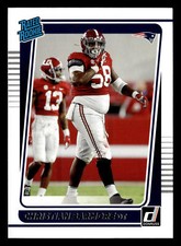 Christian Barmore 2021 Donruss RATED ROOKIE #349 Patriots FOOTBALL RC