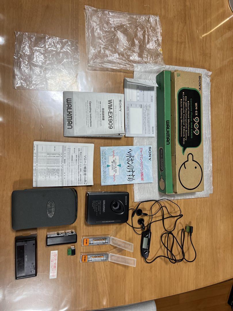 SONY WM-EX909 Cassette Walkman Portable Black All accessories