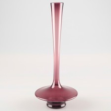 Glas Vase lila Solifleur 26 cm Lauscha Lauscha Glas Thüringer Glaskunst Vintage