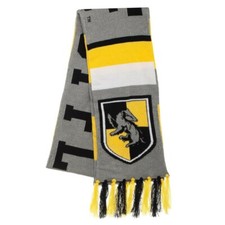 Hufflepuff Harry Potter Winter Scarf Warm House Badger Yellow Black Cosplay