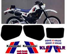KAWASAKI KLR 600 adesivi stickers decal MOTO BIANCA