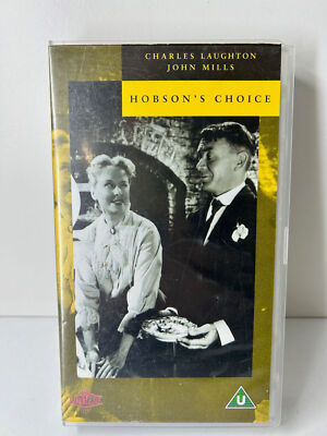 Hobson's Choice (Charles Laughton and John Mills) VHS Video Cassette Tape 