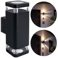 Wandleuchte Atuni - Wandlampe Up & Down Inkl. Led GU10 Leuchtmittel 6W Warmweiß