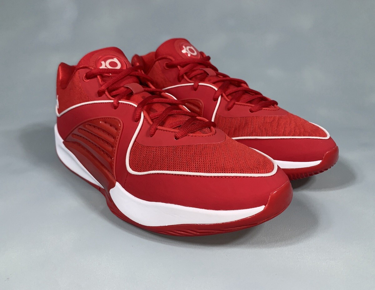 Mens Sz 9.5 Nike KD 16 TB Promo  University Red White Mens Basketball FN7091-600 KD 16 TB  main image 4