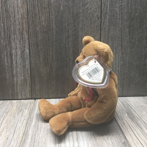 Ty Beanie Baby TEDDY Brown Bear Plush Collectibles DOB 11/28/95 Style 4050 - Picture 5 of 11