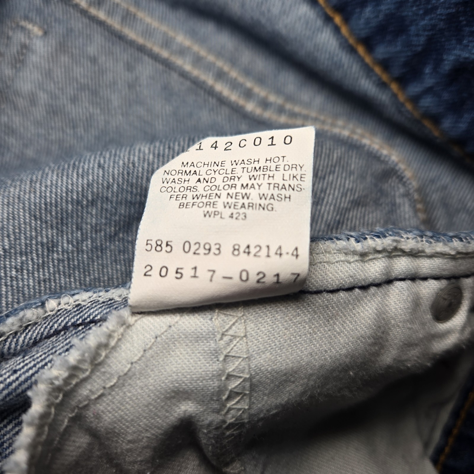 Vintage Levi's 517 Men's Orange Tab Jeans Size 38x30 USA 1993 thumbnail 11