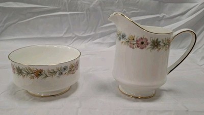 Royal Albert, Paragon, Belinda Milchkännchen & Zuckerdose, Bone China, um 1980