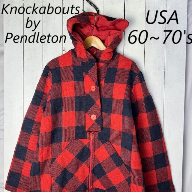 Pendleton Knockabouts Buffalo Check Wool Jacket M… - image 1