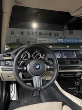 ORIGINAL Lenkrad BMW 5er F07 F10 F11 LCI Schwarz Leder M Sport Schaltwippen