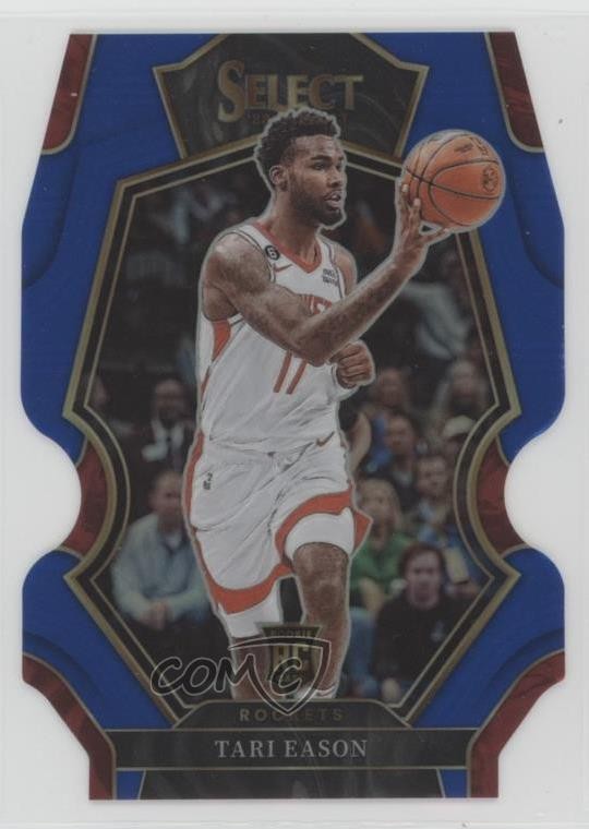 2022 Panini Select Premier Level Blue Prizm Die-Cut 216/249 Tari Eason Rookie RC