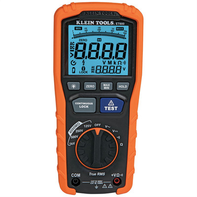 ET600Klein Tools Insulation Resistance Tester