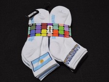 FIFA World Cup 2026 Argentina Quarter Socks Youth 5Y-7Y 6 Pairs Soccer