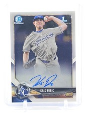 KRIS BUBIC 2018 BOWMAN CHROME 1ST PROSPECT ROOKIE AUTO #CDA-KB ROYALS Q3668