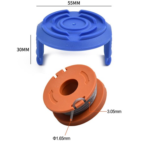 Trimmer Spool String Trimmer Parts For McGregor MET2523 Orange 2pcs/set - Bild 13 von 22