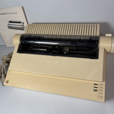 Vintage Apple ImageWriter II Dot Matrix Printer with Original