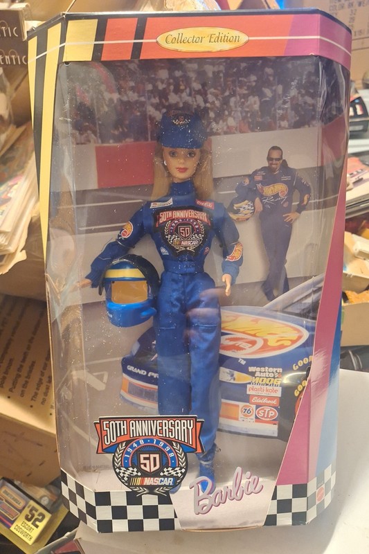 1998 BARBIE COLLECTOR  EDITION 50th Anniversary NASCAR  Kyle Petty New In Box