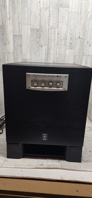 Yamaha Subwoofer YST-SW215 Powered Black Wood Grain 95 Watts | eBay