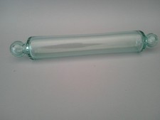 Antique hand blown old Glass Rolling Pin