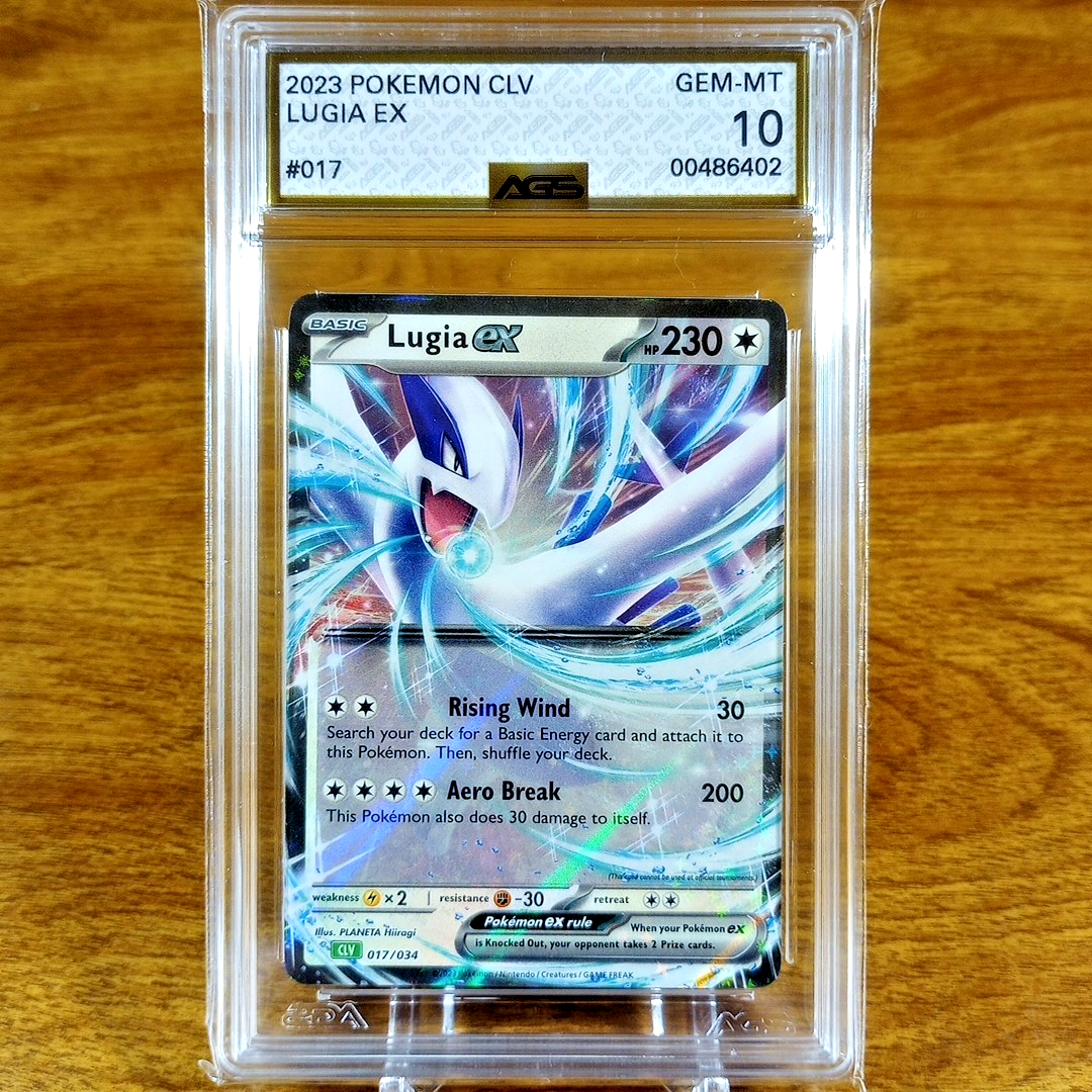 Pokemon Trading Card Game Classic Lugia EX CLV 017/034 AGS Gem-MT