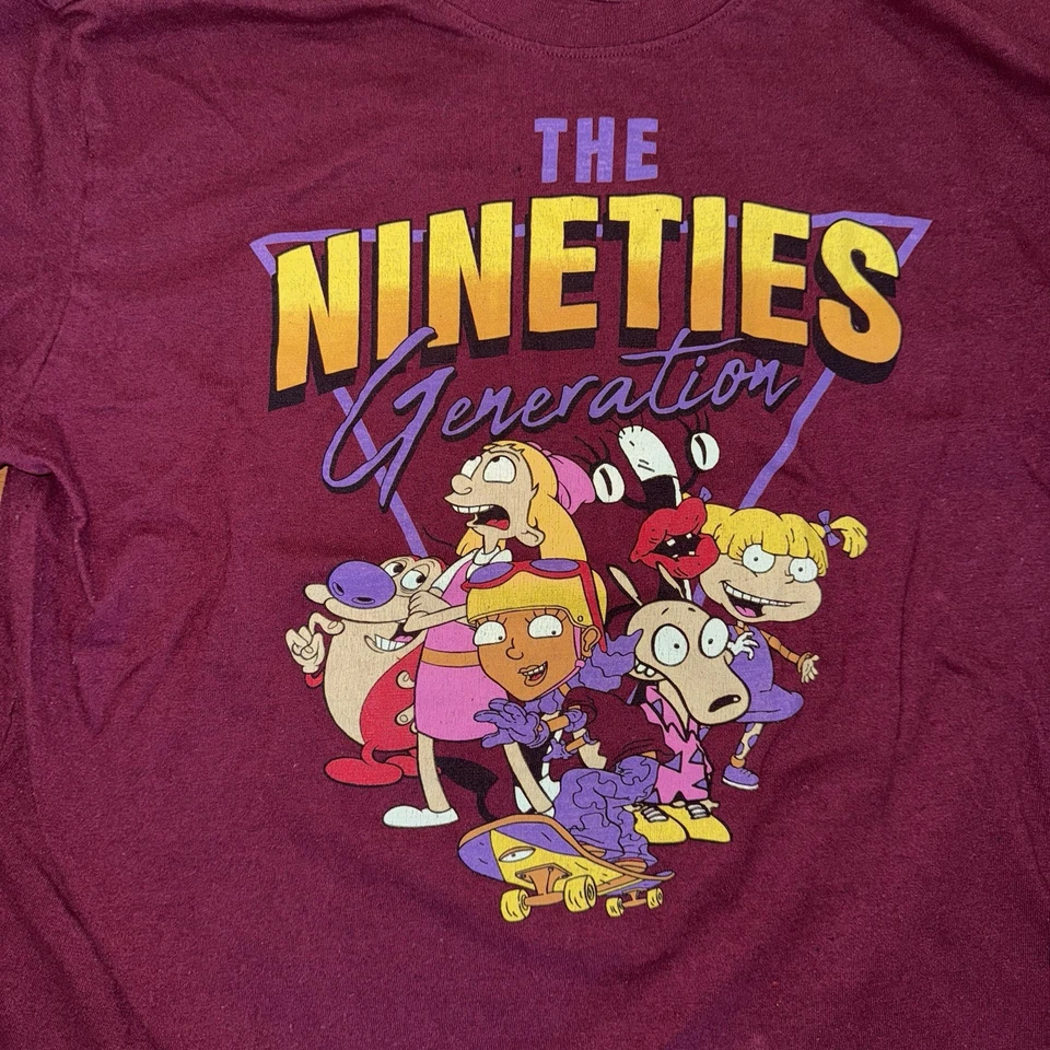 Camiseta Nickelodeon The Nineties Generation 90’s Nickelodeon Personajes Niños 2XL Foto 2 de 4