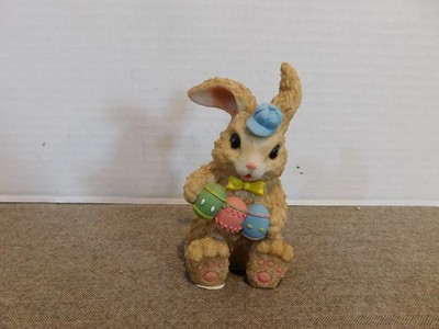 Resin Easter Rabbit Holding Eggs
