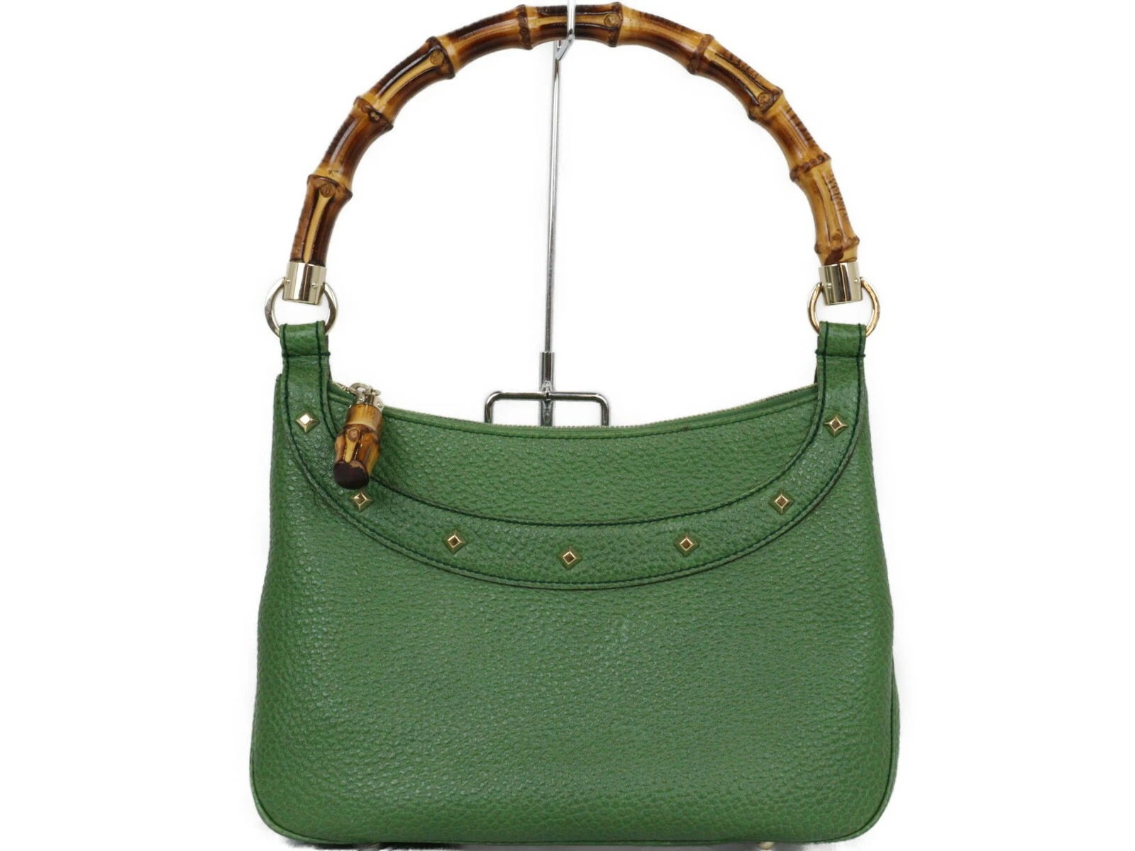 Gucci avec sac en tissu bambou sac à main 137378 épaule r8_0404