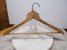 Antique Joseph Zeiner Cherokee Iowa Wood Good Clothes Shop Hanger-B THIS FAMILY 