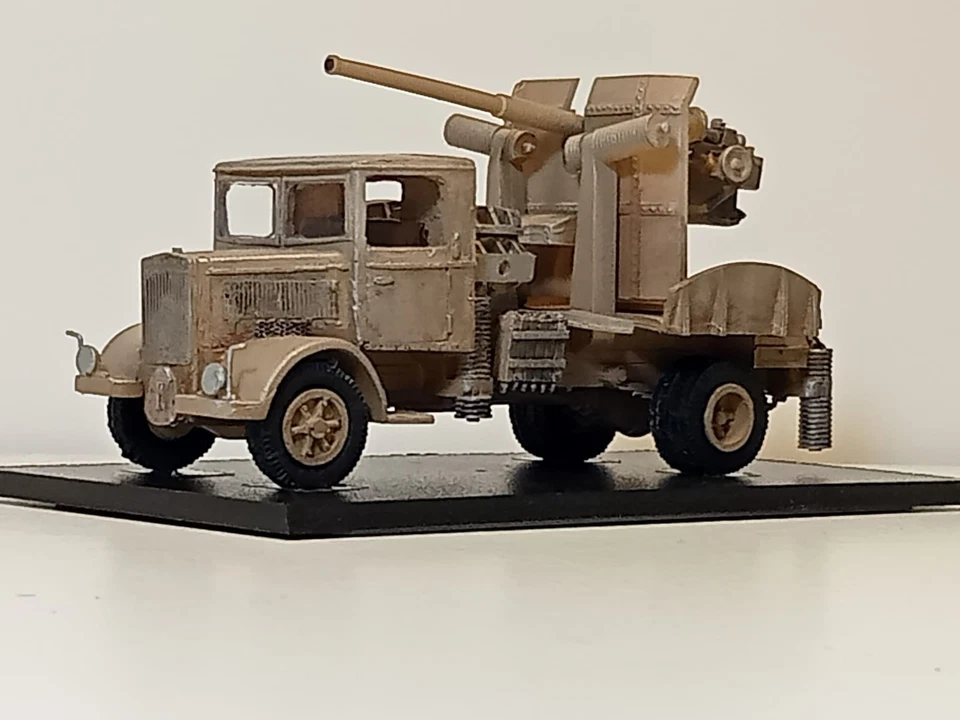 DOC MILITARY DM 72312 LANCIA 3RO MILITARE CON CANNONE 90/53 in postaz scala 1:72 - Immagine 4 di 4