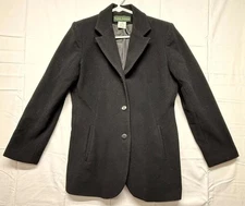 Harve Benard by Benard Holtzman Blazer Jacket Women 4 Black Wool Single Breasted