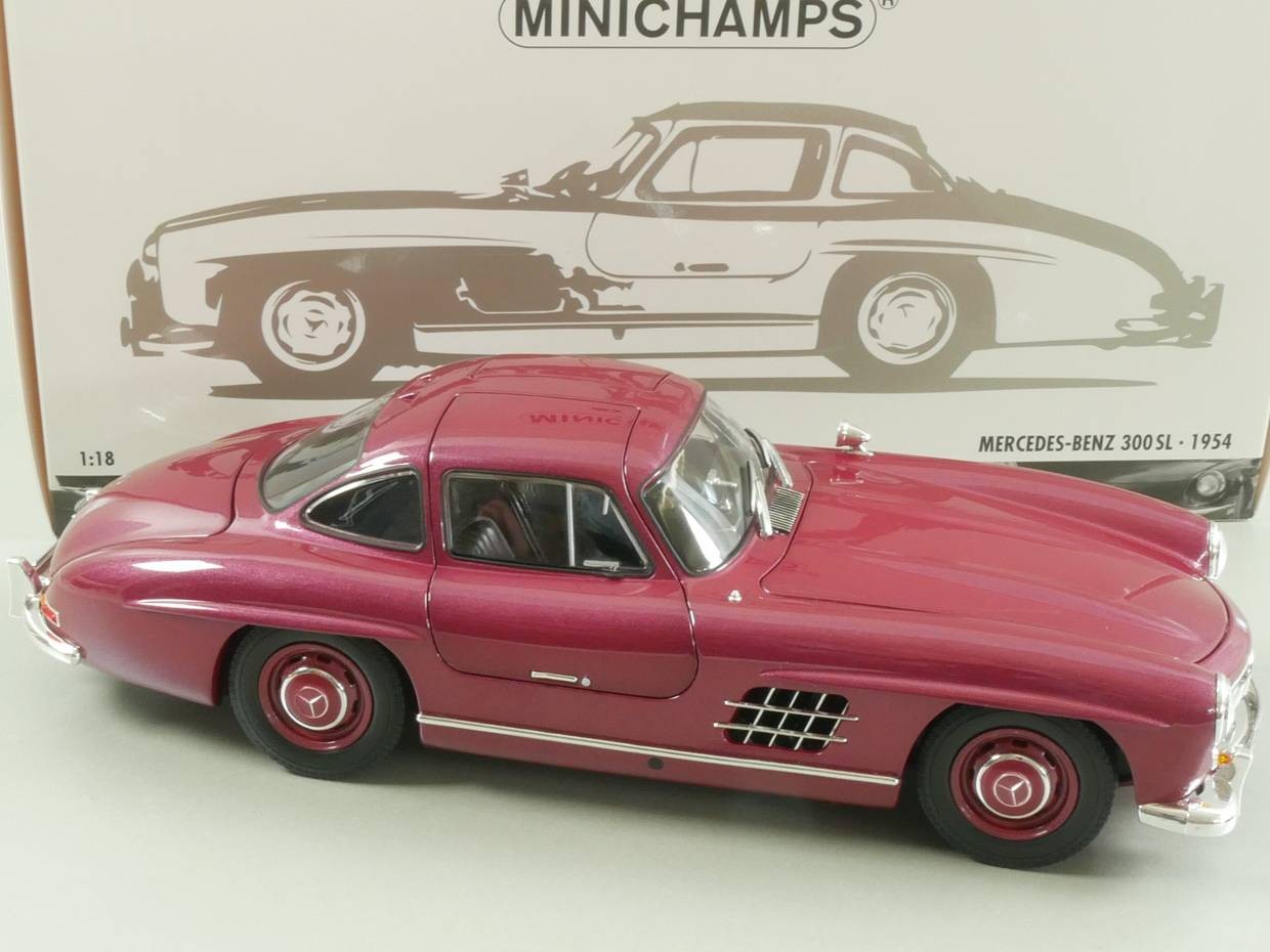 Minichamps 180039008 Mercedes-Benz 300 SL W198 Gullwing Mint! OVP 1704-0