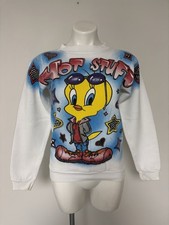 Vintage 1996 Looney Tunes Tweety Bird sweatshirt Fits Xs/s See Pictures