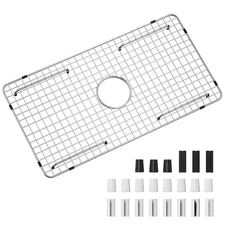 Sink Bottom Grid 29-1/2" X 15-9/16", Centered Drain with Corner Radius 3/8", ...