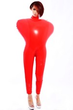 Latex Gummi Rubber Inflatable Catsuit bodysuit jumpsuits customized 0.4mm 325