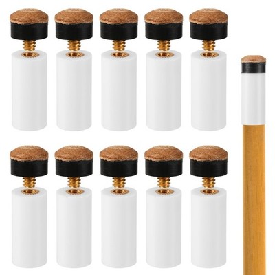 10 Stück Billard Queue Spitzen, 12 mm zum Billiard Cue Tips Aufstecken kein K...