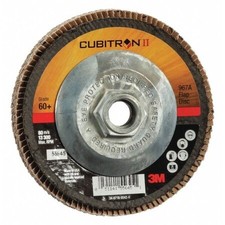 3M CUBITRON 34-8716-9542-4 Flap Disc Type 29 4-1/2" dia. 60 Grit NEW