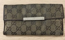 Vintage Gucci Signature GG Canvas Geldbörse / Purse / Wallet