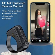 Tiktok Bluetooth Remote Control Scrolling Ring TIKTok Page Turner US NEW