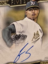 JESUS LUZARDO | Five Star Auto | 2021 Topps Five Star #FSR-JLR | Oakland A's 