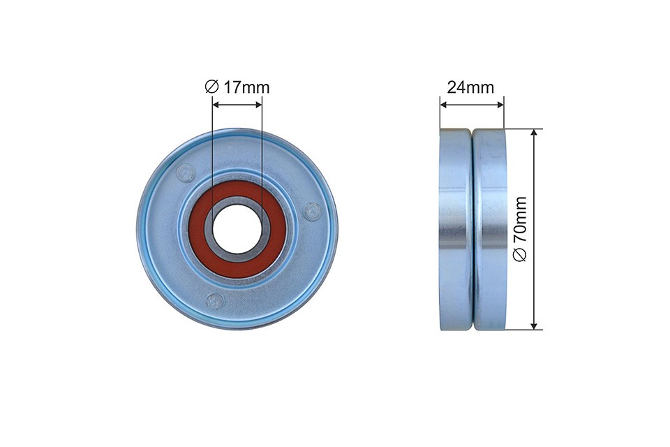 N.T.Y. RNK-AU-068.NTY Tensioner Pulley, V-ribbed belt for AUDI - Image 5