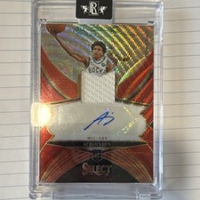 Panini 2024-25 Select Rookie Prizm AJ Johnson Wizards #RJA-AJJ /99
