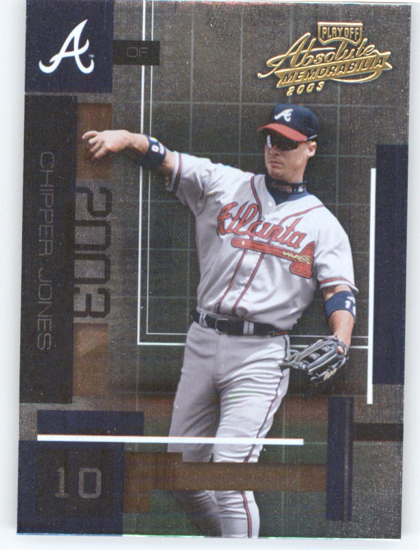 2003 Playoff Absolute Memorabilia #7 Chipper Jones