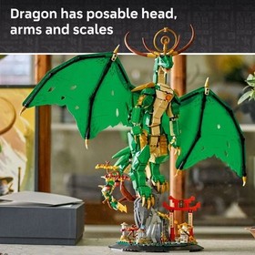 LEGO NINJAGO The Guardian Dragon - Model Building Kit from Legends Monstrosity