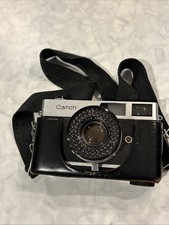 vintage CANON CANONET film camera rangefinder 45mm 1.9 lens UNTESTED AS IS
