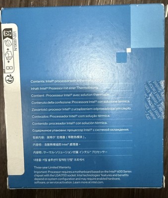 Intel Core i5-12400F Processor (4.4 GHz, 6 Cores, LGA 1700) Box
