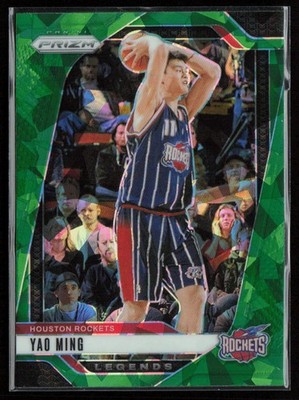 2024-25 Panini Prizm #284 Yao Ming Prizms Green Ice